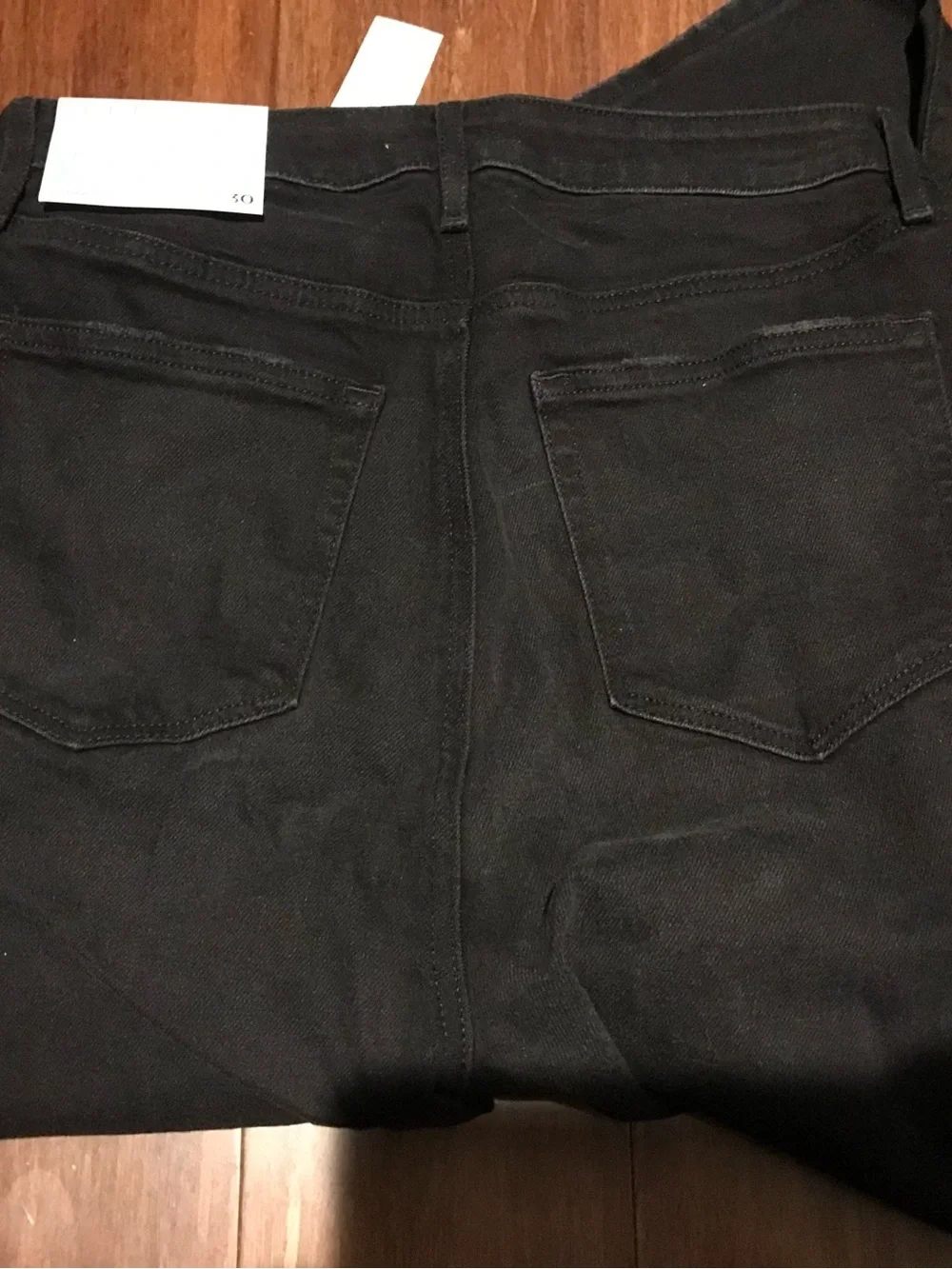 Loft classic black denim jeans Curvy